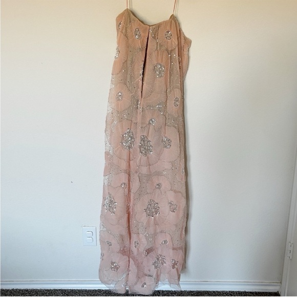 NWT Helsi Margot Floral Embellished Maxi Dress Pink Pearl - Picture 6 of 10